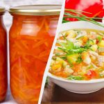 Ízletes levesöntet: 10 perc alatt üvegeket és téli levest készítek